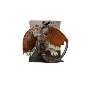 Pumpkin Hollow Pet Dragon Figurine Decor Mythical Adventure